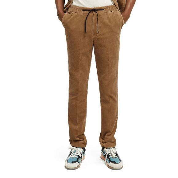 Scotch & Soda Sand Brown Corduroy Pull-On Straight Leg Jogger Pant Men's Size XL - Picture 1 of 9